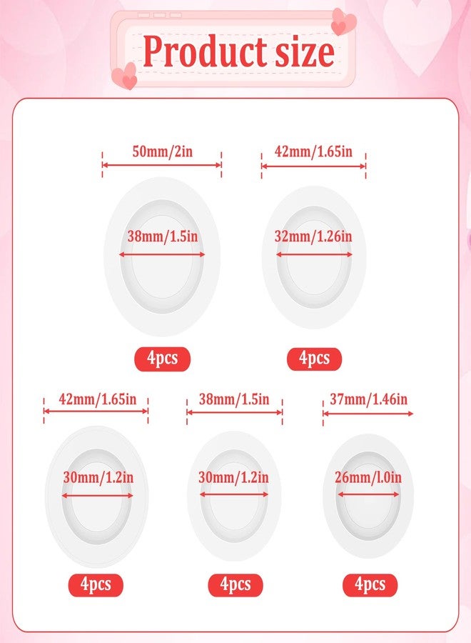 BOHUIZ 20 Pcs Piggy Bank Stoppers Rubber Plugs, 5 Sizes Rubber Saving Box Plug Replacement Piggy Bank Plugs Round Piggy Bank Stopper for Coin Bank Saving Box (White) - Image 2